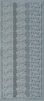 1224 - Hj�rner  - stickers - s�lv
